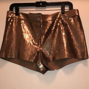 Gold sequin shorts Great for New Years Even? Christmas Party Vegas
